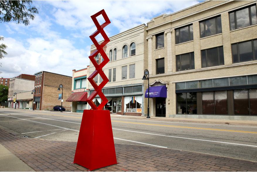 greeting tower sculpture