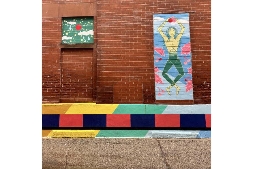 2023 Asia Michael Peters Art Alley Mini Mural