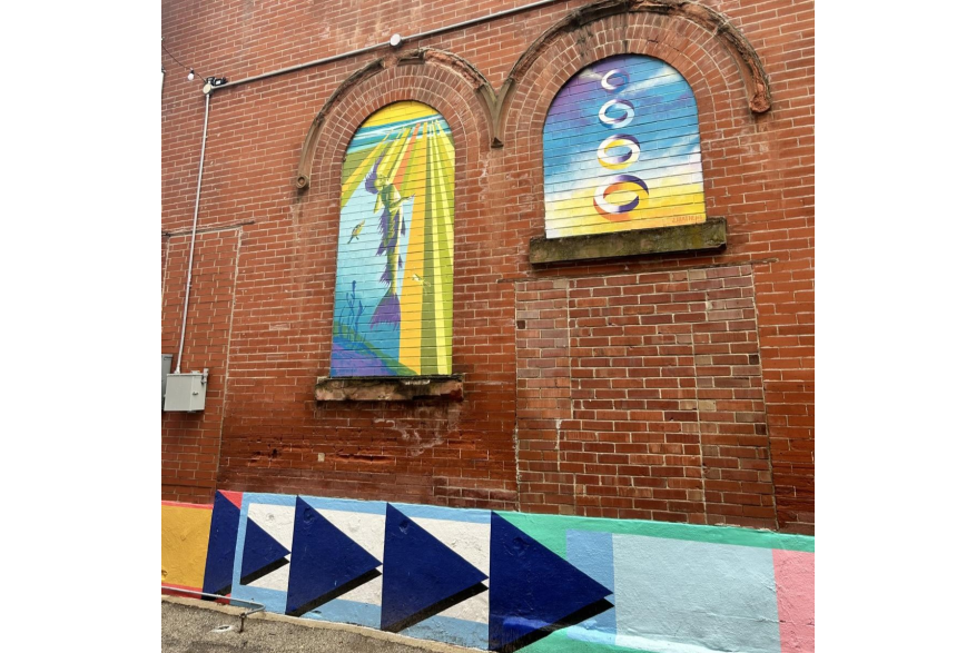 2023 Jenny Mathews Art Alley Mini Mural