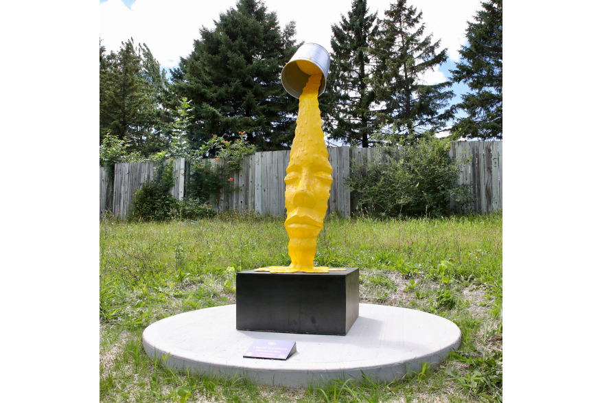 liquid sunshine sculpture