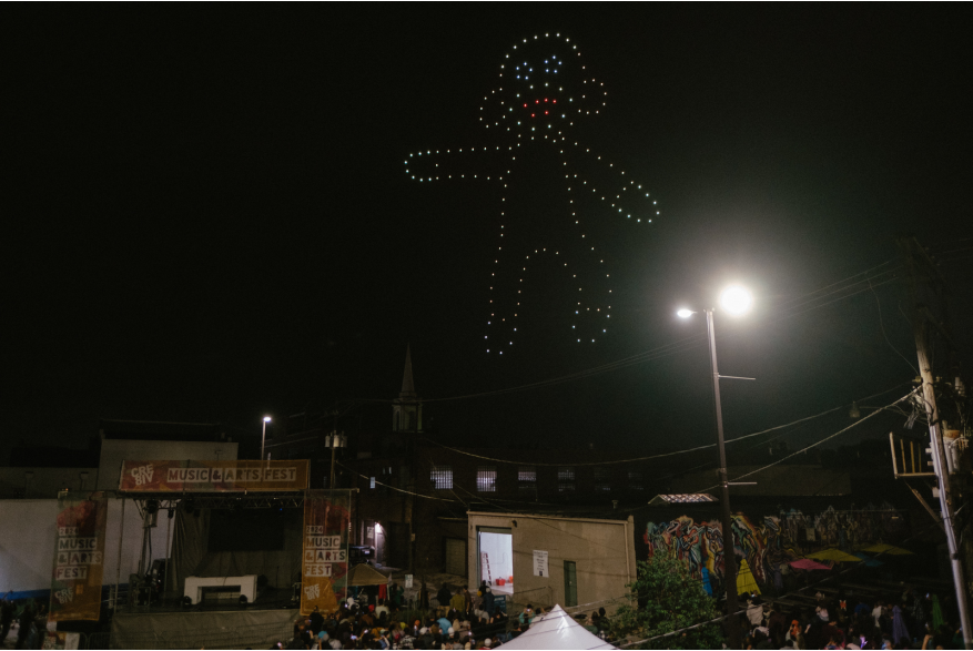 Sock Monkey Drone Show