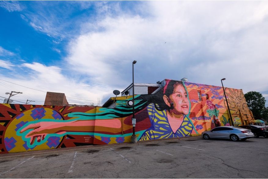 Jenny Ustick & Atalie Gagnet mural