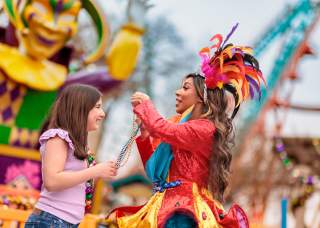 Mardi Gras Festival at Six Flags Fiesta Texas