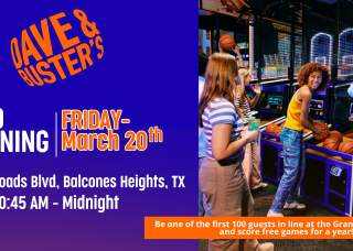 Dave & Buster’s Grand Reopening in San Antonio!