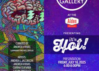 Luminaria's Pop-Up Art Gallery at the Aiden It’s Hot!