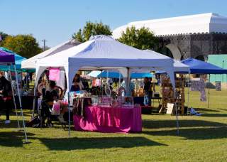 Holiday Market and Movie at Mission Marquee Plaza