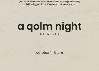 Qolm x Miles Dinner
