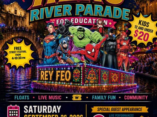 2026 Rey Feo Superhero River Parade
