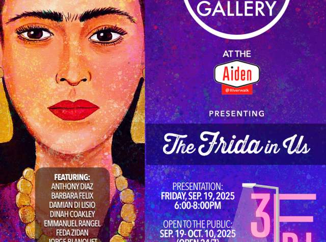 Luminaria's Pop-Up Art Gallery at the Aiden The Frida in Us