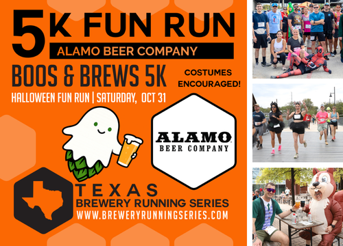 Boos & Brews 5K Halloween Fun Run @ Alamo Beer | Texas Brewery Running Series