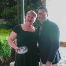 Jen Beckman and Marc Anderson at San Antonio's Provecho