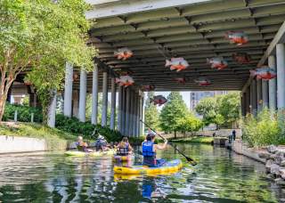 Kayaking on the San Antonio River Walk
