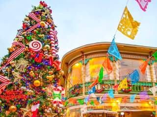 Historic Market Square Christmas decorations in San Antonio.