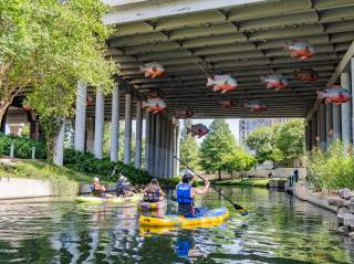Kayaking on the San Antonio River Walk