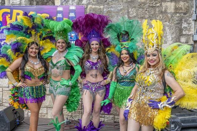 San Antonio River Walk Bud Light Mardi Gras Parade