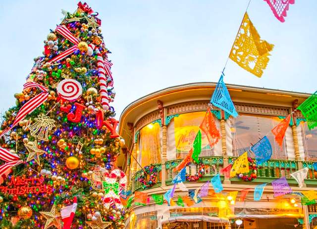 Historic Market Square Christmas decorations in San Antonio.