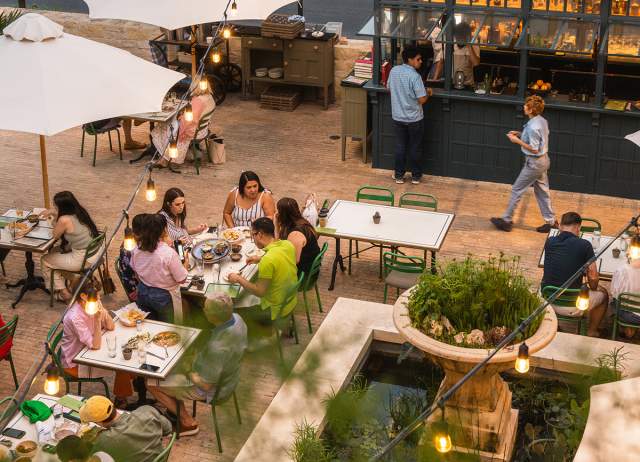 Overhead Shot of Carriqui Patio