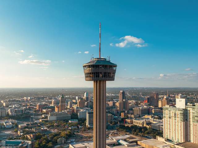 Tower of the Americas above the San Antonio skyline
