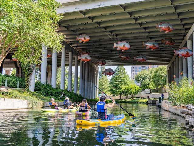 Kayaking on the San Antonio River Walk