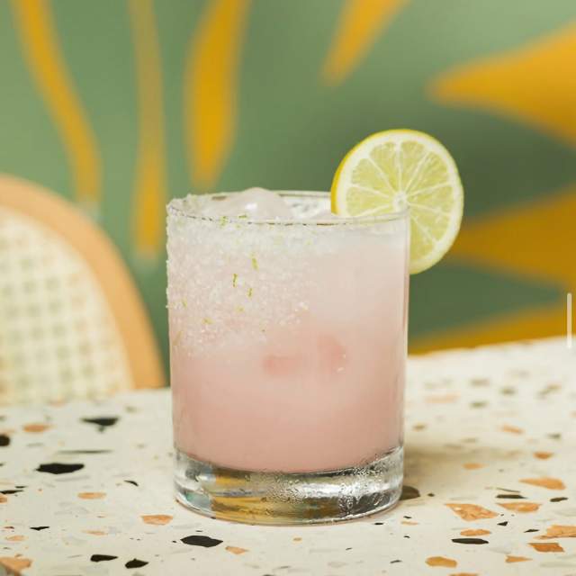 Pretty in Palm Cocktail at Box St. All Day
