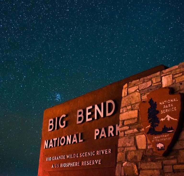 Big Bend National Park Signage