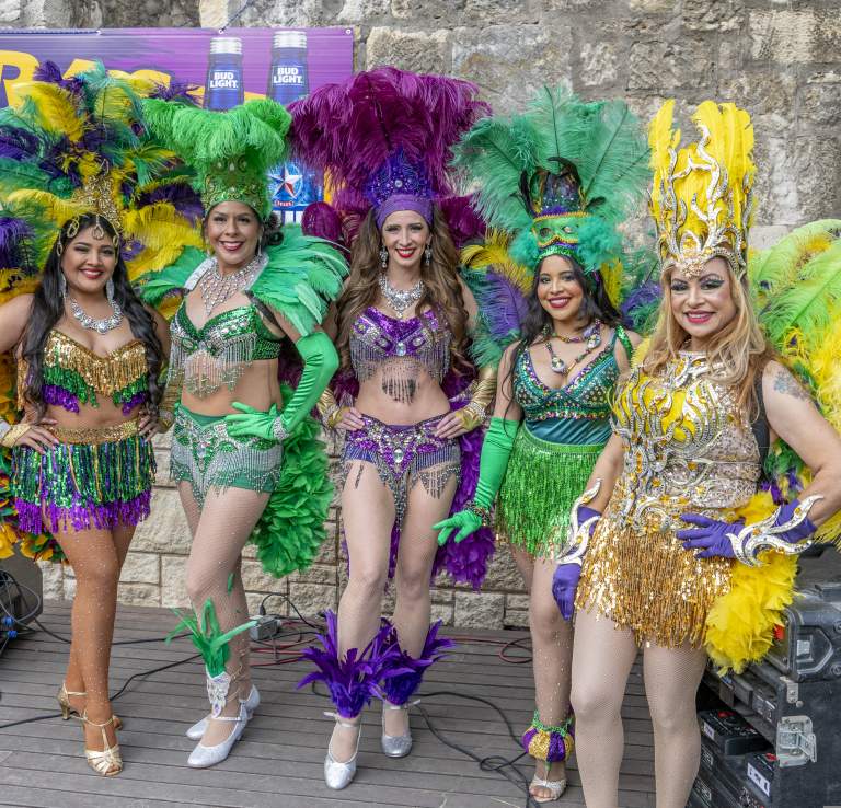 San Antonio River Walk Bud Light Mardi Gras Parade