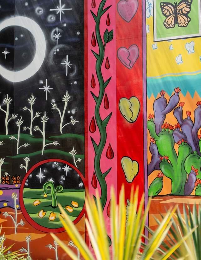 family at the San Antonio Botanical Garden