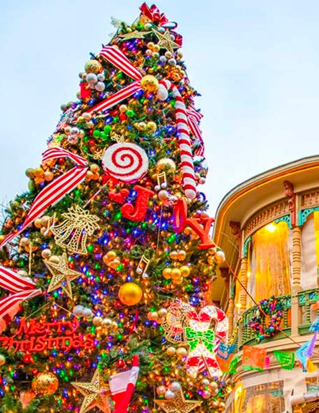 Historic Market Square Christmas decorations in San Antonio.