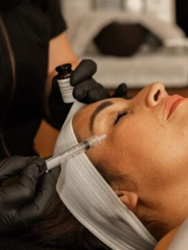 Woman at a spa
