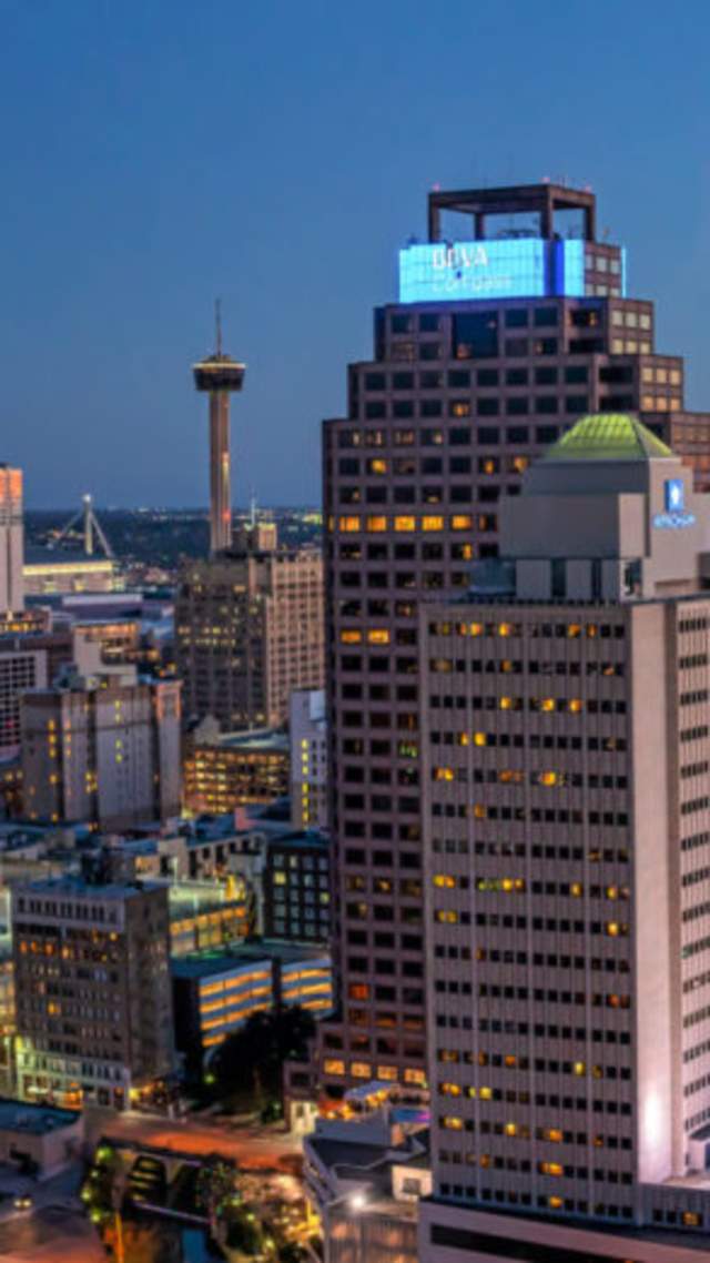 San Antonio Skyline Sunset