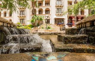 Mini waterfall near Omni La Mansion del Rio at River Walk.