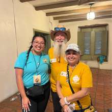 volunteers for River Walk event