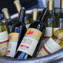 Bucket of Majek wines at Provecho