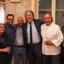 Smiling men at Provecho