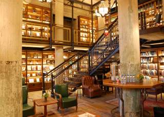 Library at Hotel Emma