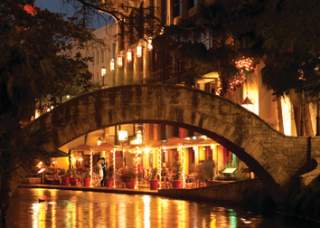 riverwalk at night