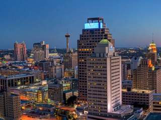 San Antonio Skyline Sunset