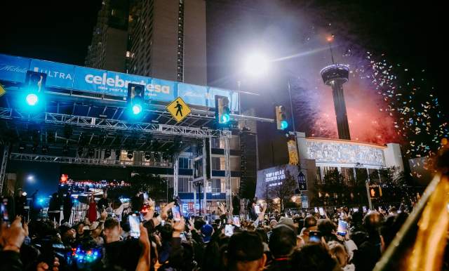 new years eve celebration in San Antonio Texas