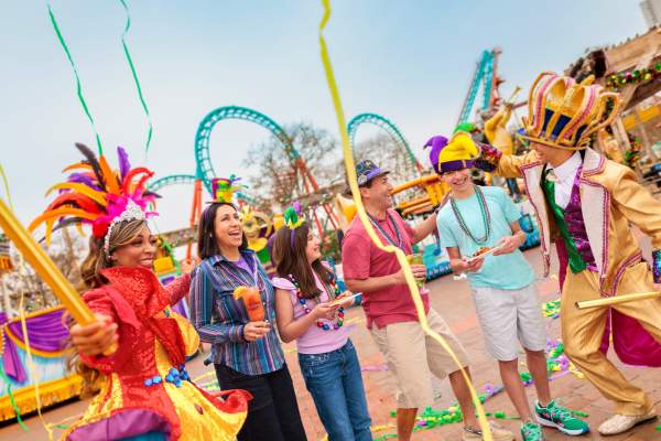 The Biggest Mardi Gras Festival in Texas Returns   to Six Flags Fiesta Texas Feb. 7 – March 15