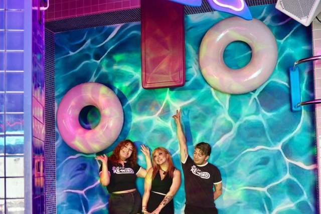 People at Be Kind & Rewind Summer Party Night