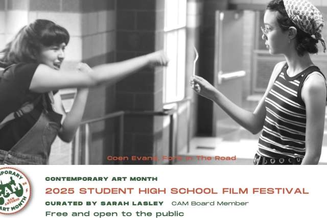 Graphic for Contemporary Art Month