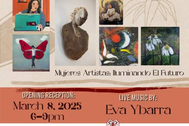 Las Mujeres de Aztlan Exhibition Graphic