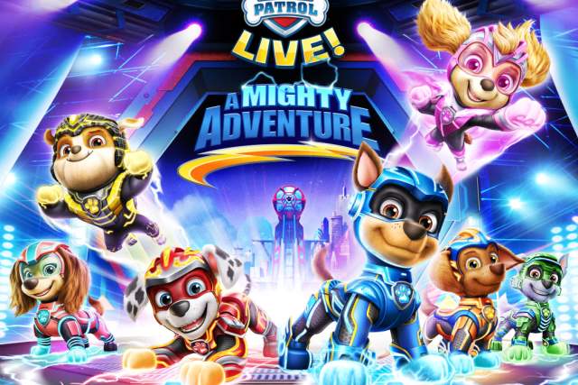 PAW Patrol A Might Adventure Live at Majestic Event graphic