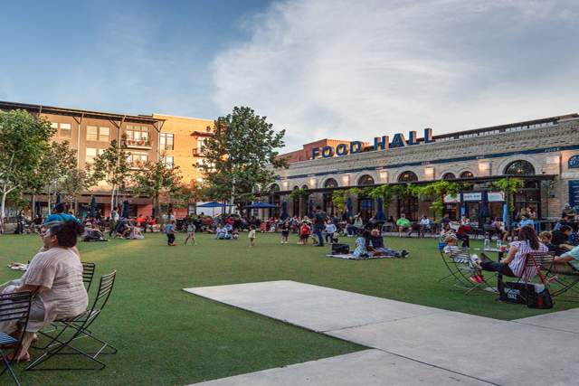 Pearl Food Hall Exterior with Front Garden
