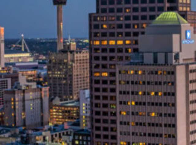 San Antonio Skyline Sunset