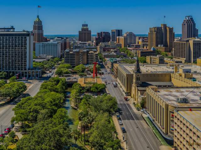 Aerial of Downtown