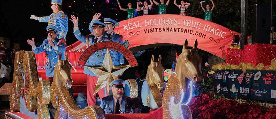 Ford Holiday River Parade - Texas Cavaliers