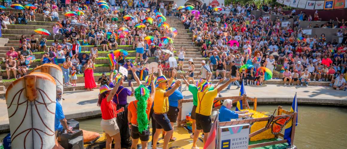 Pride Parade River Barge