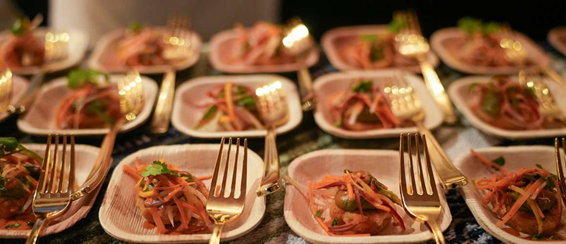 Provecho Food Spread with Forks