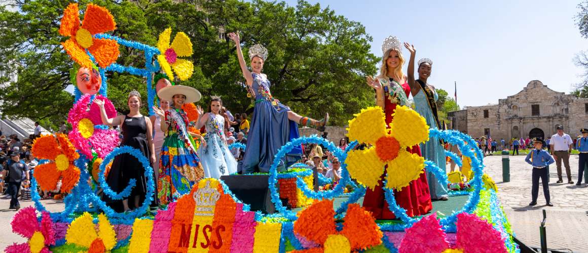Battle of Flowers Parade Fiesta Royalty